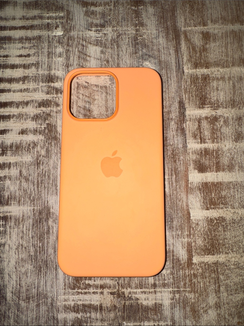 Apple Orange Sherbert Silicone iPhone 15 Pro Max Case